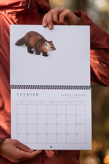 Calendrier 2026 de Nature Sauvage